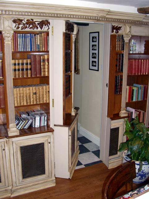 bespoke library shelves and cabinets